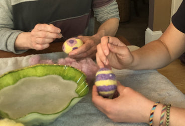 Felted Easter Eggs Craft Kit