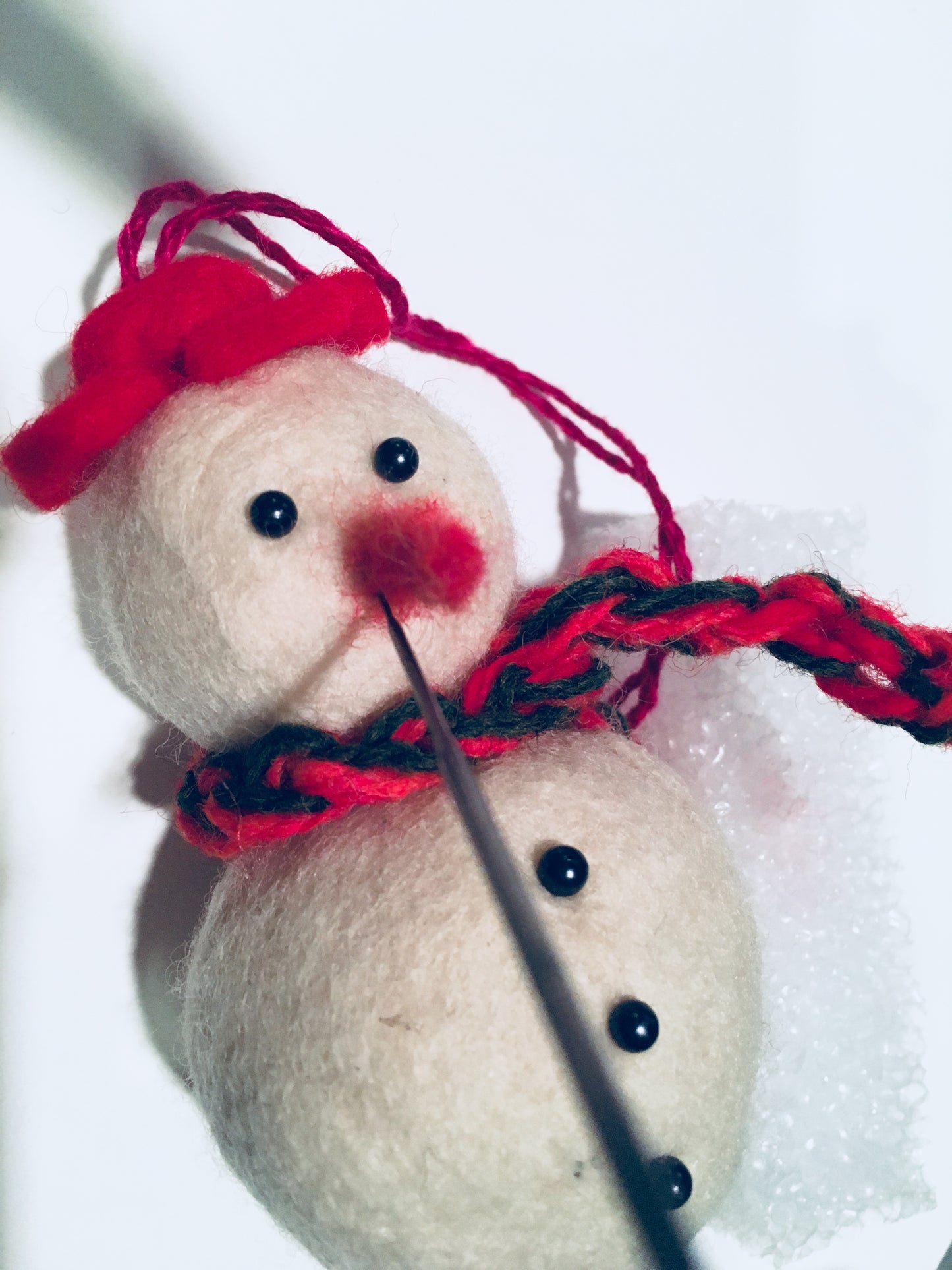 Needle Felting and Wet Felting Snowman Craft Kit – Create Your Own Winter Magic!