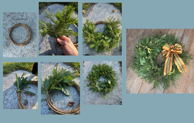 Make an Evergreen Wreath with the Family This Thanksgiving