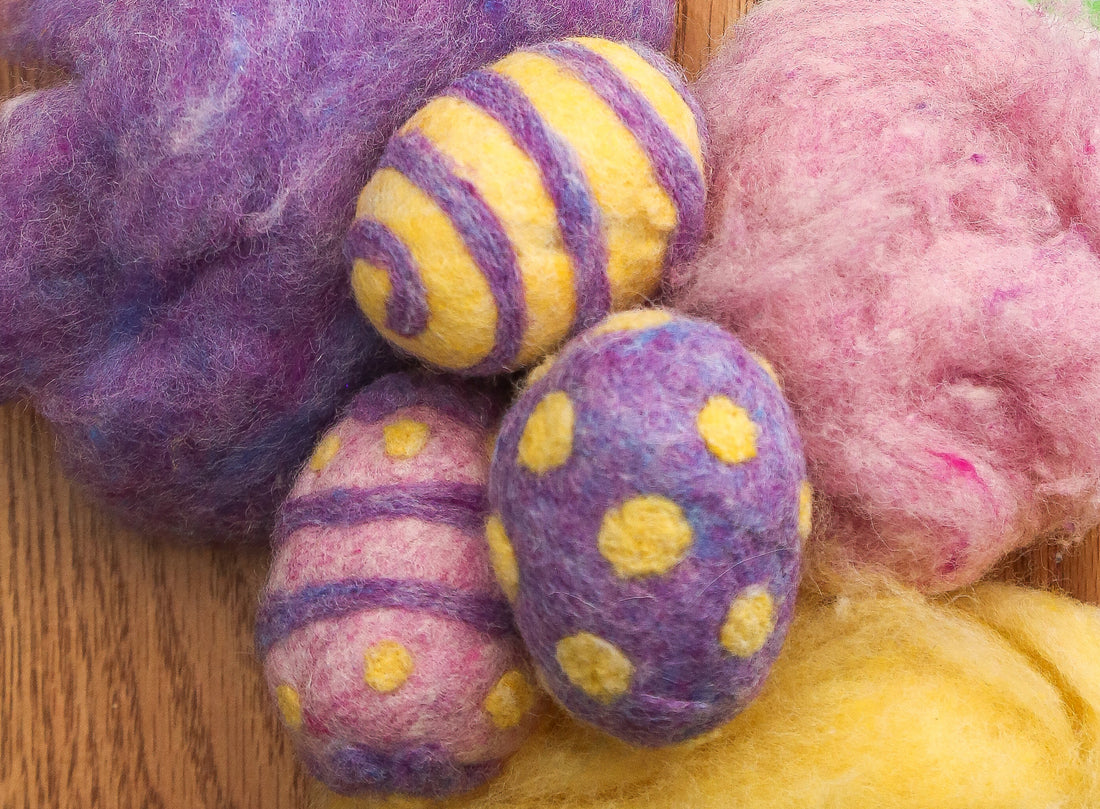 A Faster, Easier Way to Make Felted Easter Eggs