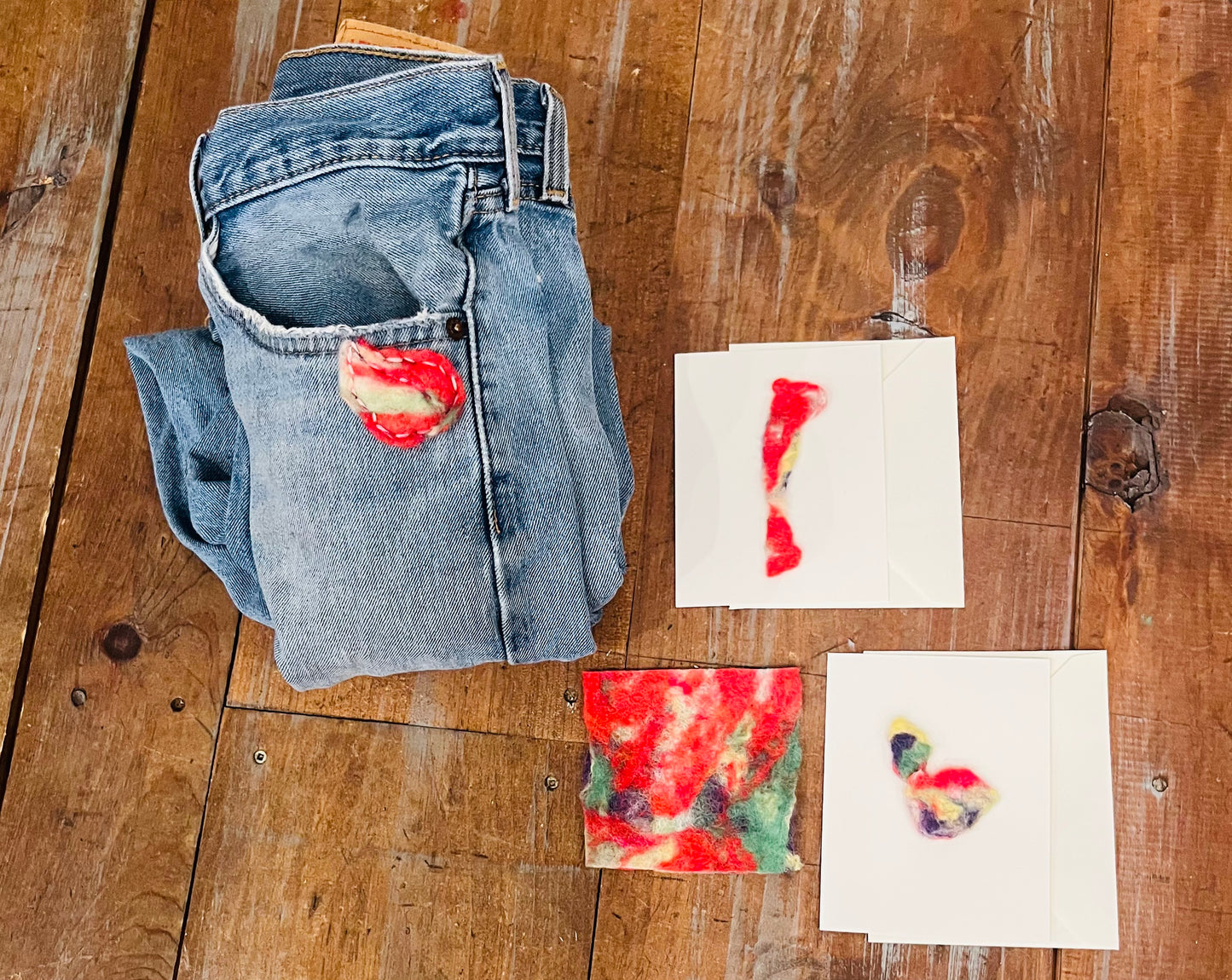 Creative Felting Kit | DIY Wet Felting Craft Kit | Make Coasters, Patches, Greeting Cards & More | Beginner Fiber Art Kit