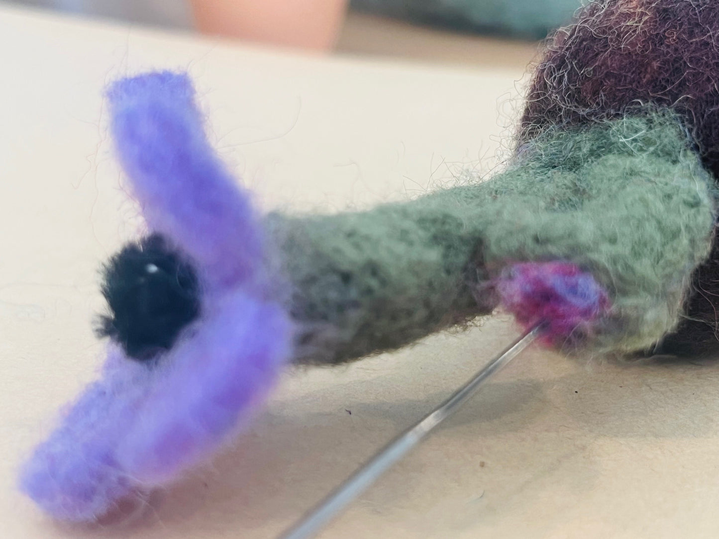 Mini Felted Cactus Plant Craft Kit – DIY Wool Succulent with Flower in Pot