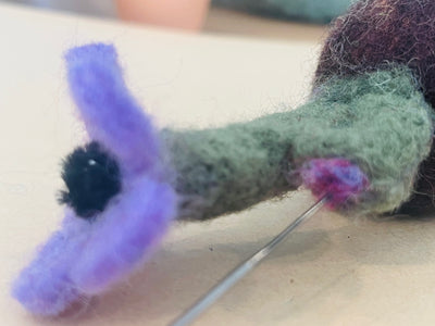 Mini Felted Cactus Plant Craft Kit – DIY Wool Succulent with Flower in Pot