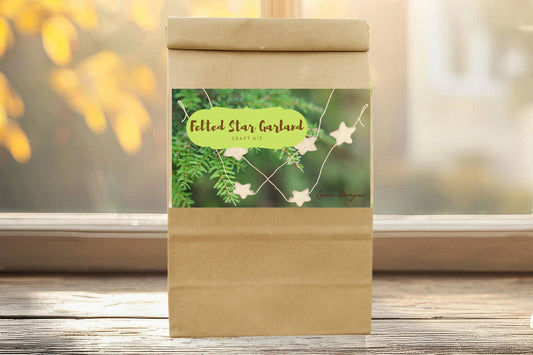 Felted Star Garland Craft Kit