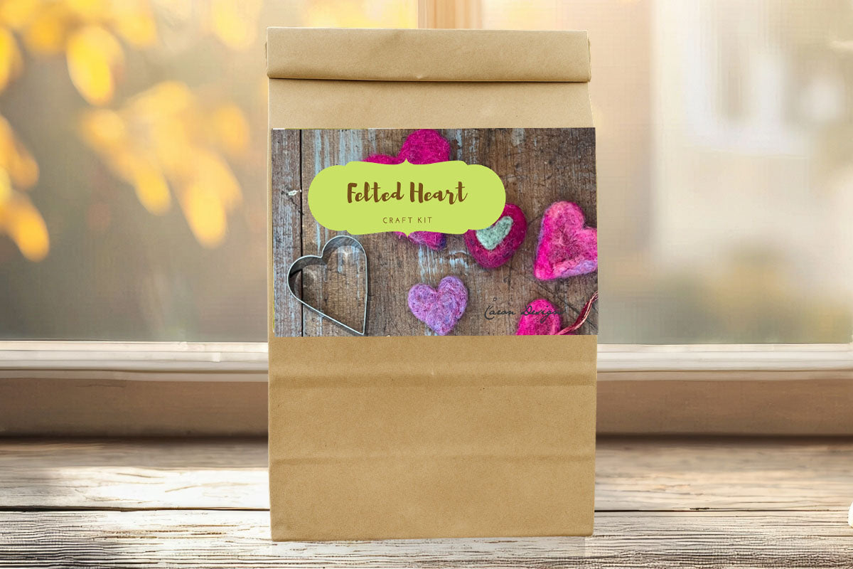 Felted Heart Craft Kit