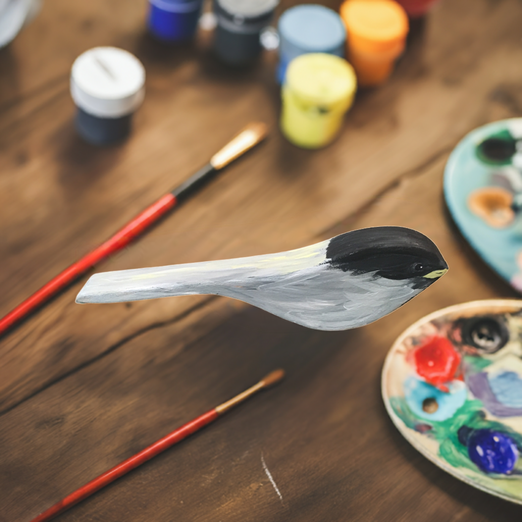 Painted Wooden Bird Craft Kit | DIY Nature-Themed Art for Kids