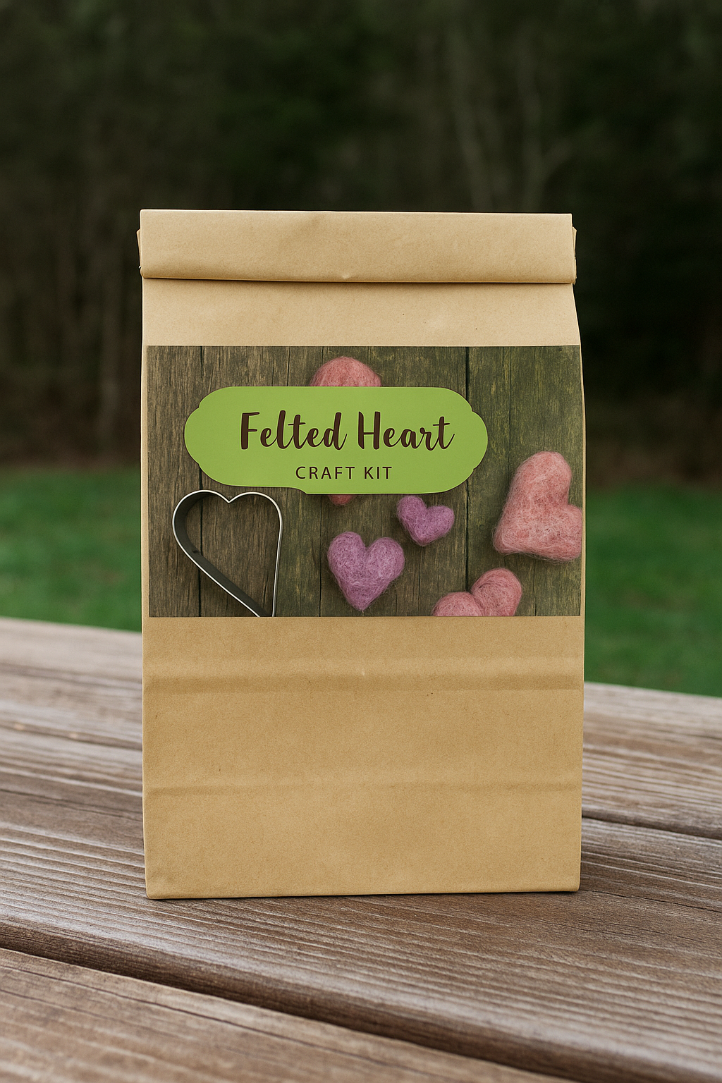 Felted Heart Craft Kit