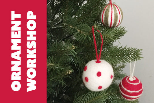 Needle Felted Holiday Ornaments
