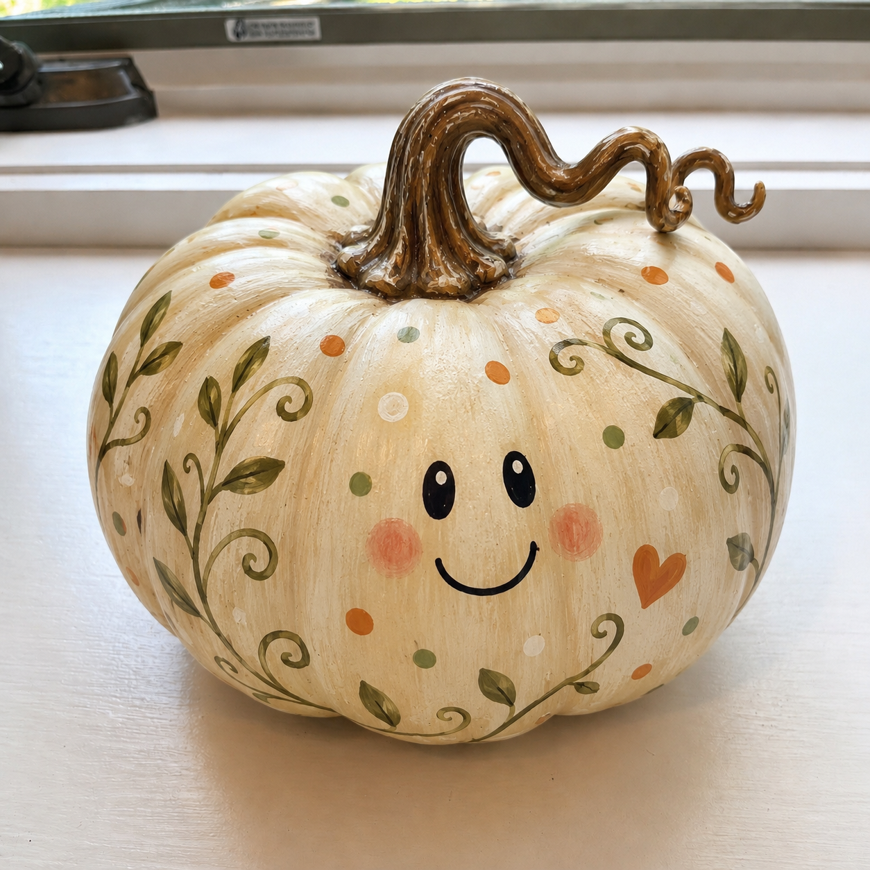 Pumpkin Painting (Resin 6" Pumpkin)