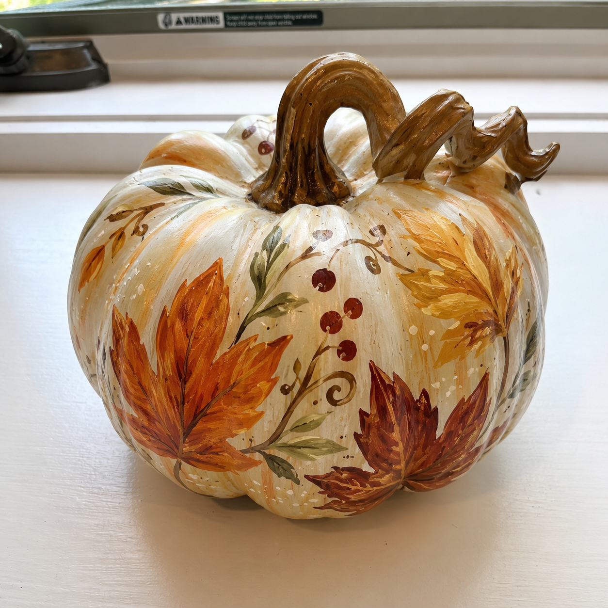 Pumpkin Painting (Resin 6" Pumpkin)