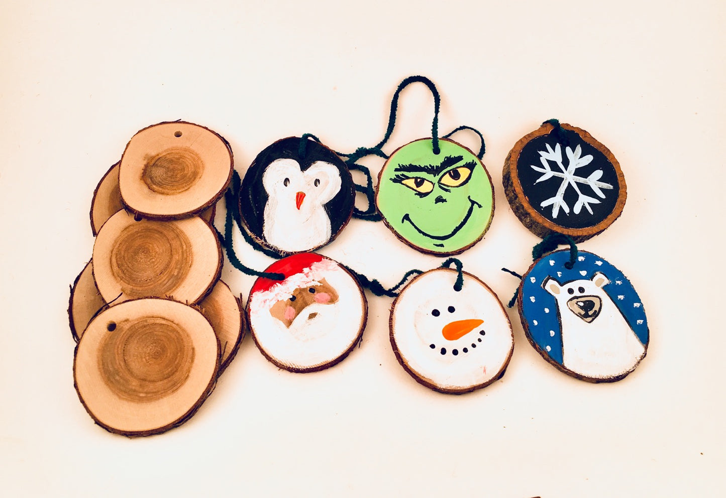 Holiday Ornament Painting Kit | DIY Christmas Craft Kit for Kids and Adults