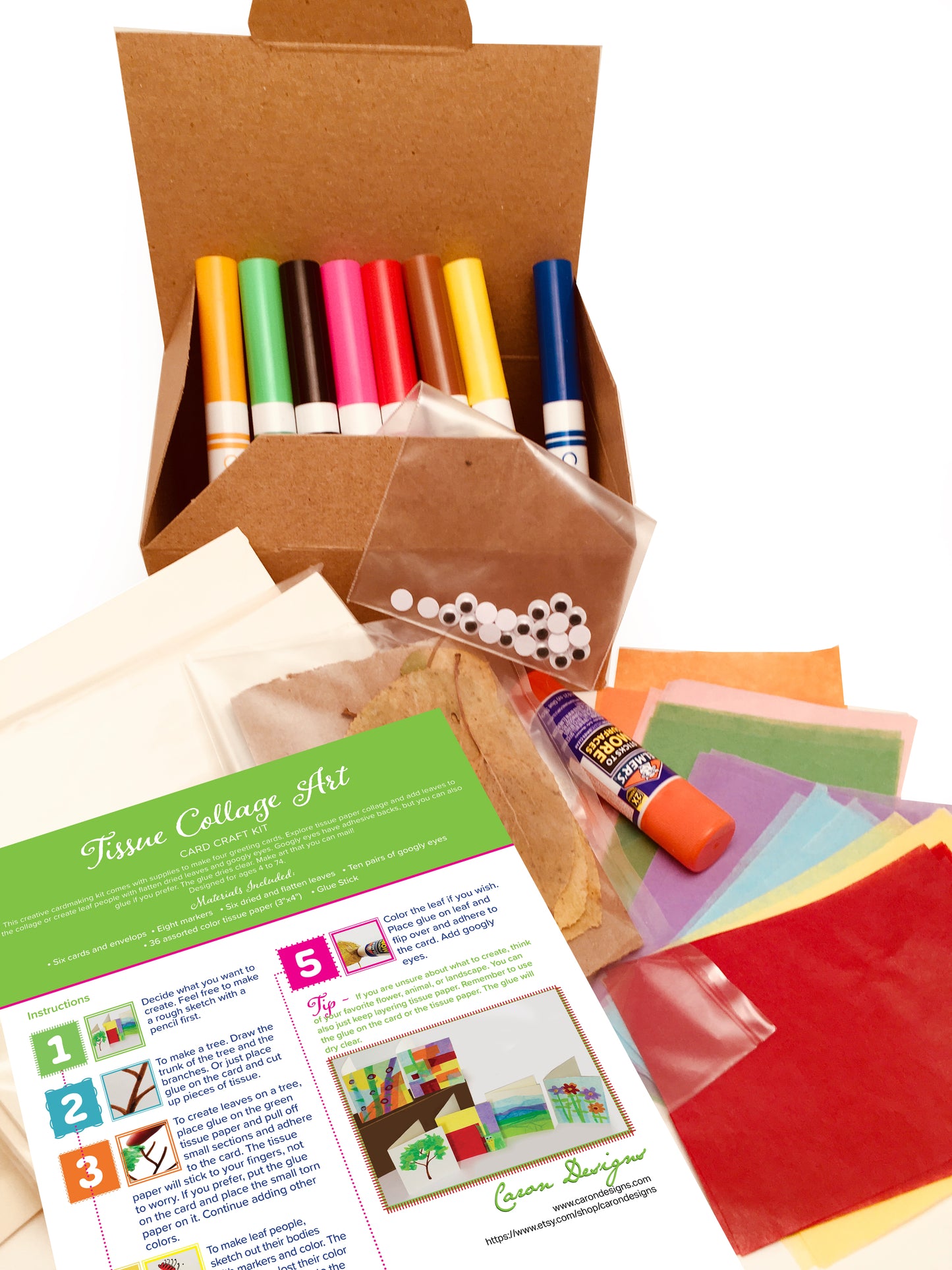 DIY Collage Greeting Card Kit