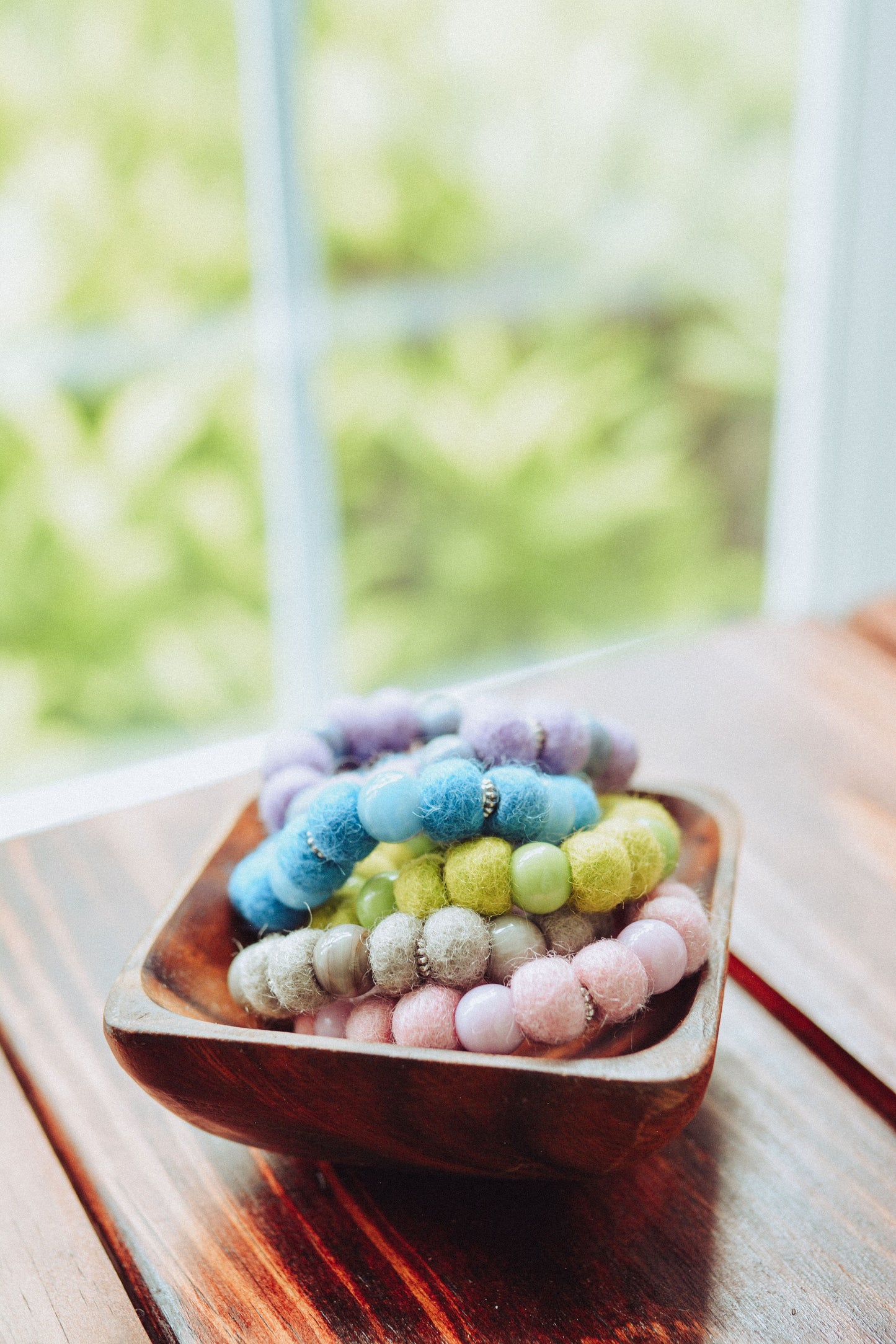 Felted Bracelet w/Essential Oil