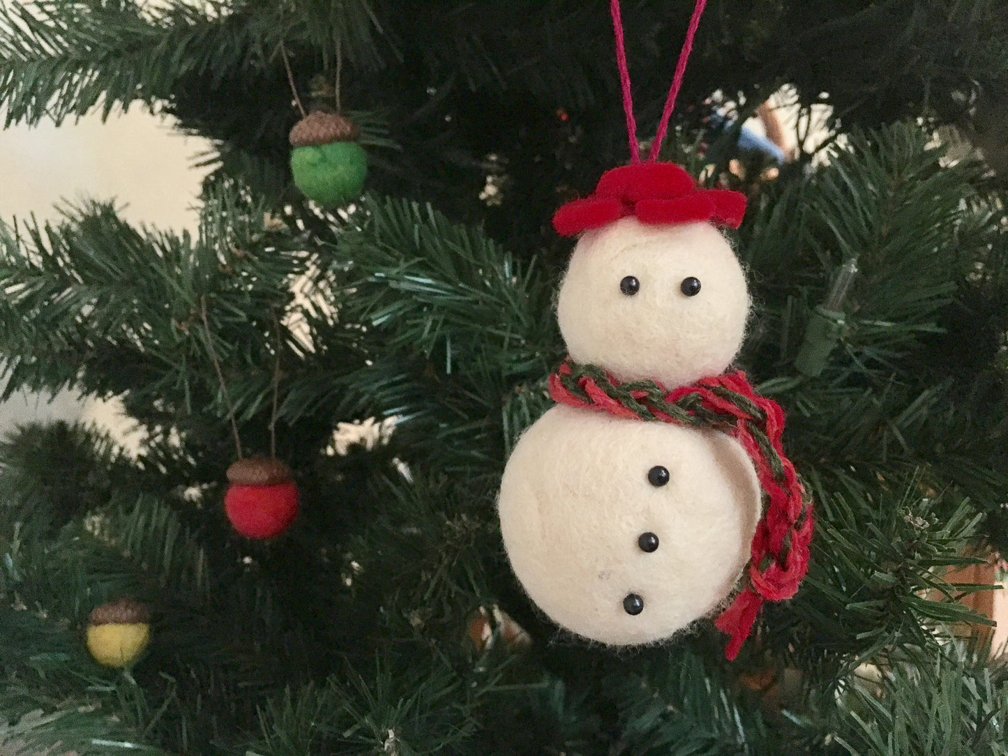Needle Felting and Wet Felting Snowman Craft Kit – Create Your Own Winter Magic!