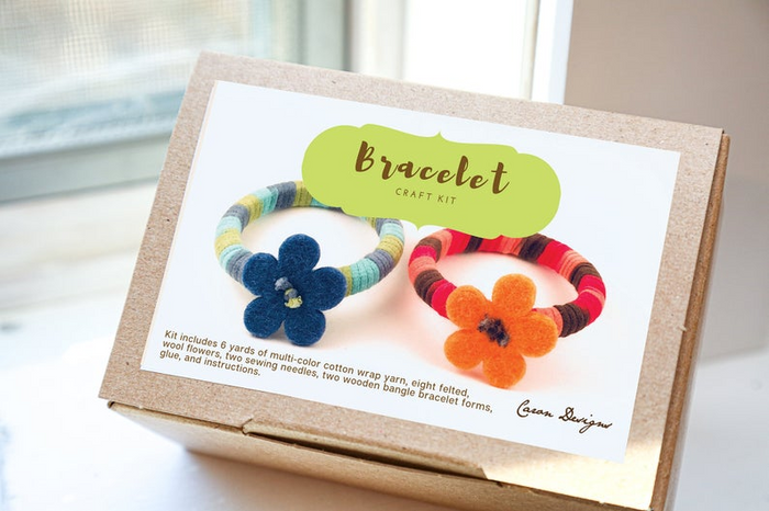 DIY Yarn Bracelet Craft Kit