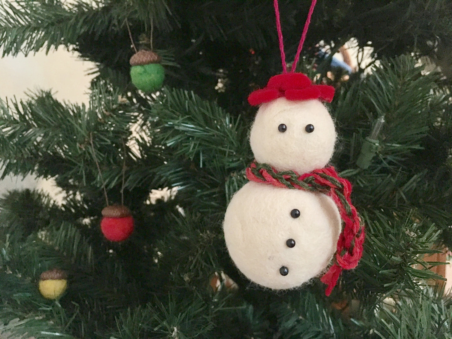 Needle Felting and Wet Felting Snowman Craft Kit – Create Your Own Winter Magic!