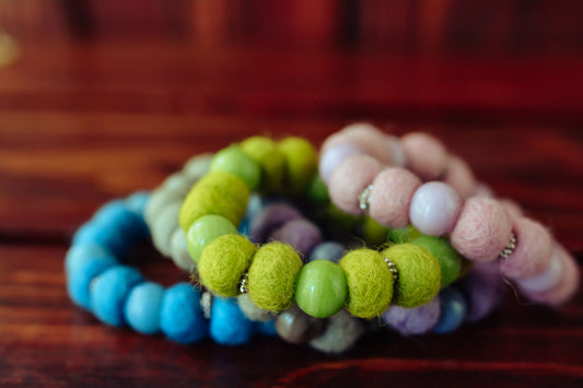 Felted Bracelet w/Essential Oil