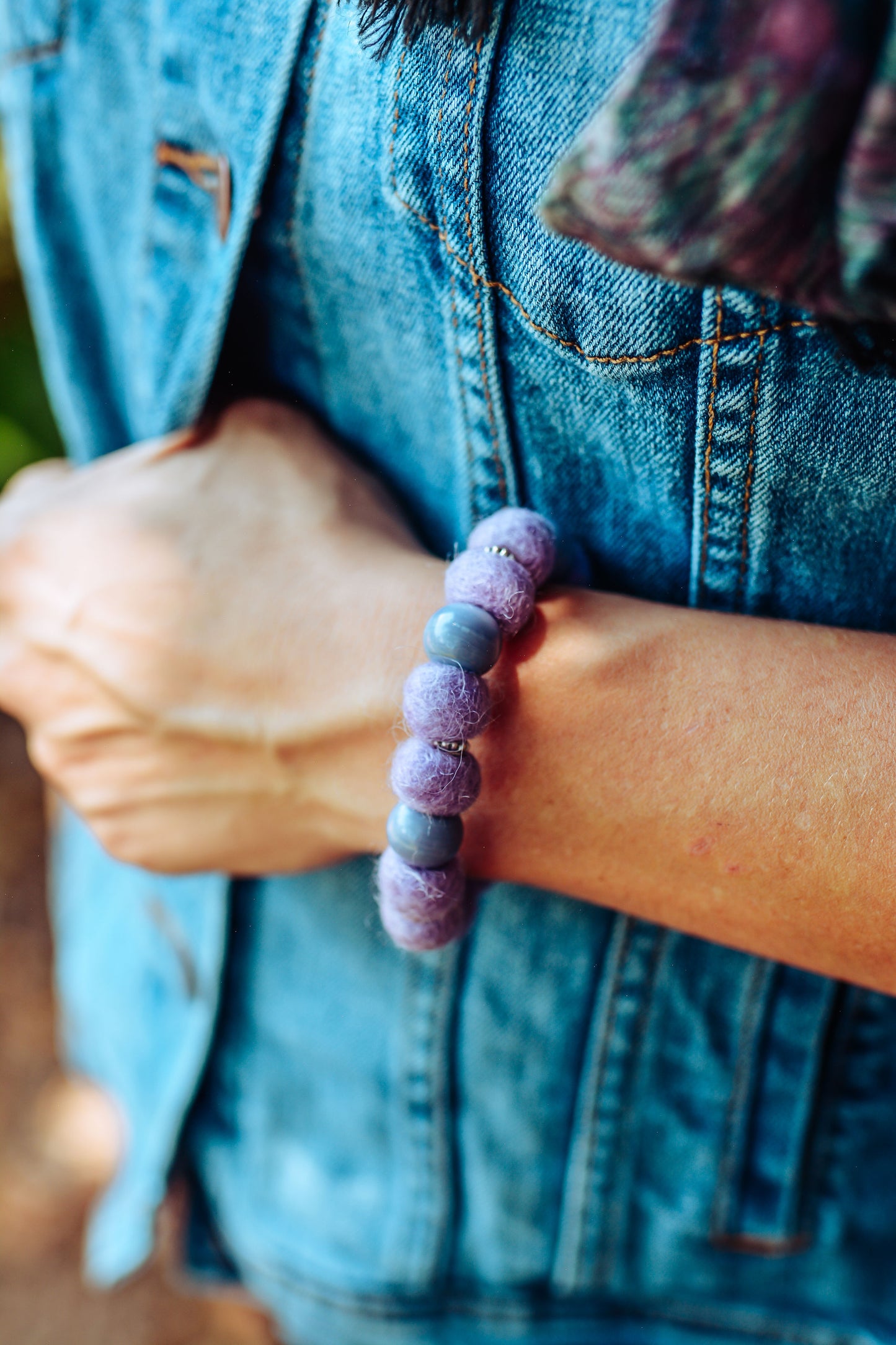 Felted Bracelet