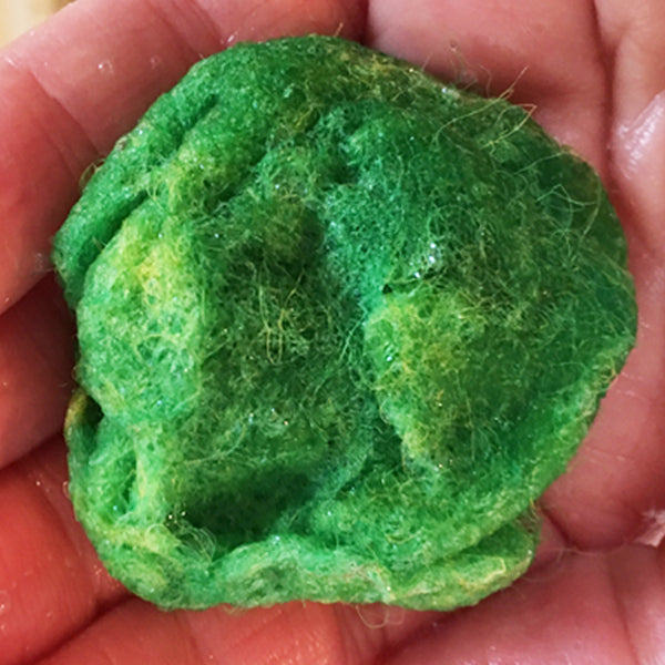 DIY Wet Felting Acorn Kit – Beginner Craft Kit with Assorted Color Wools