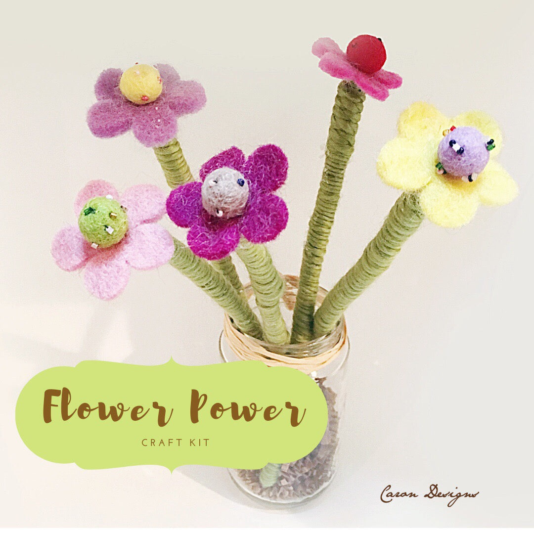 DIY Felt Flower Arrangement Kit