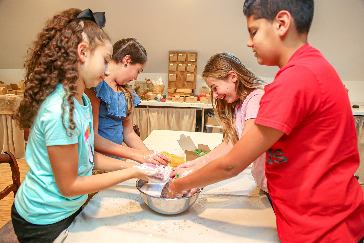 DIY Wet Felting Acorn Kit – Beginner Craft Kit with Assorted Color Wools