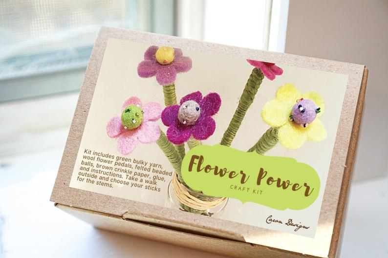 DIY Felt Flower Arrangement Kit