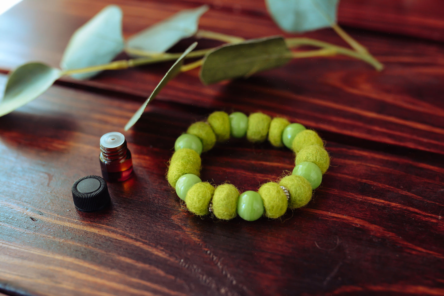 Felted Bracelet w/Essential Oil