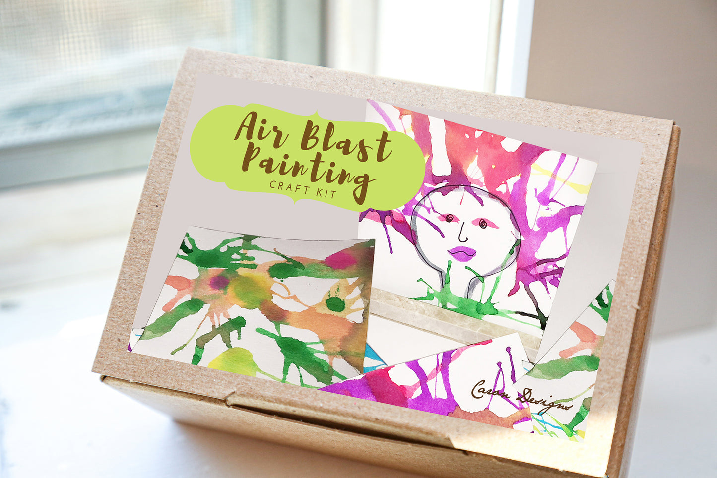 Air Blast Painting Kit | Fun and Creative Blow Painting Activity for All Ages