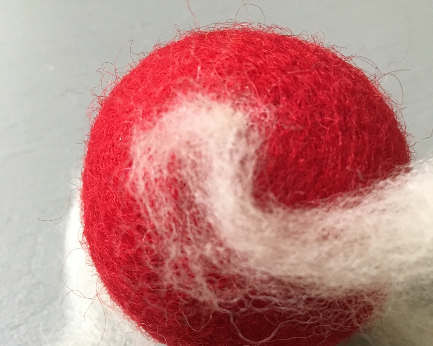 Two Needle Felted Ball Ornament Craft Kit