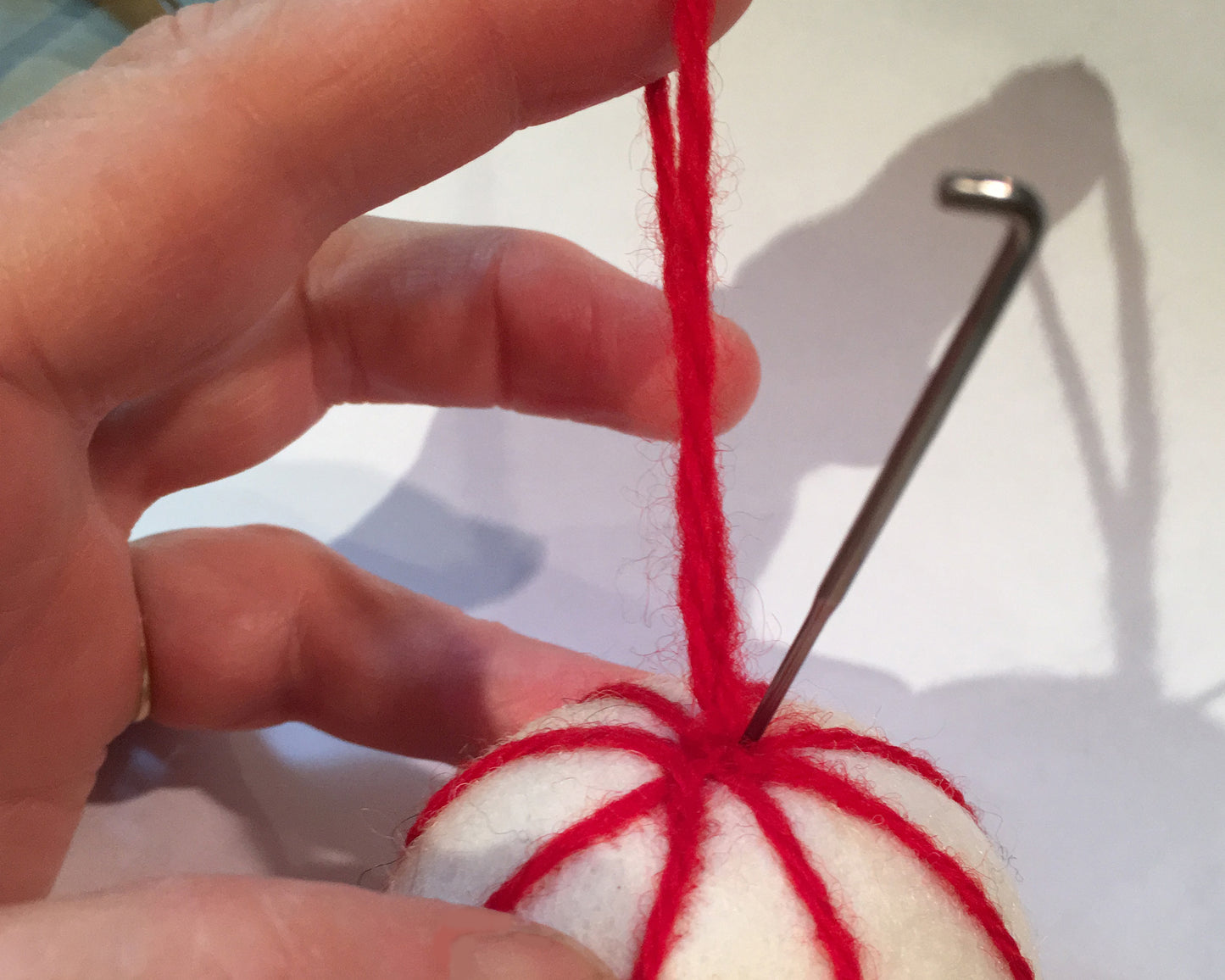 Two Needle Felted Ball Ornament Craft Kit