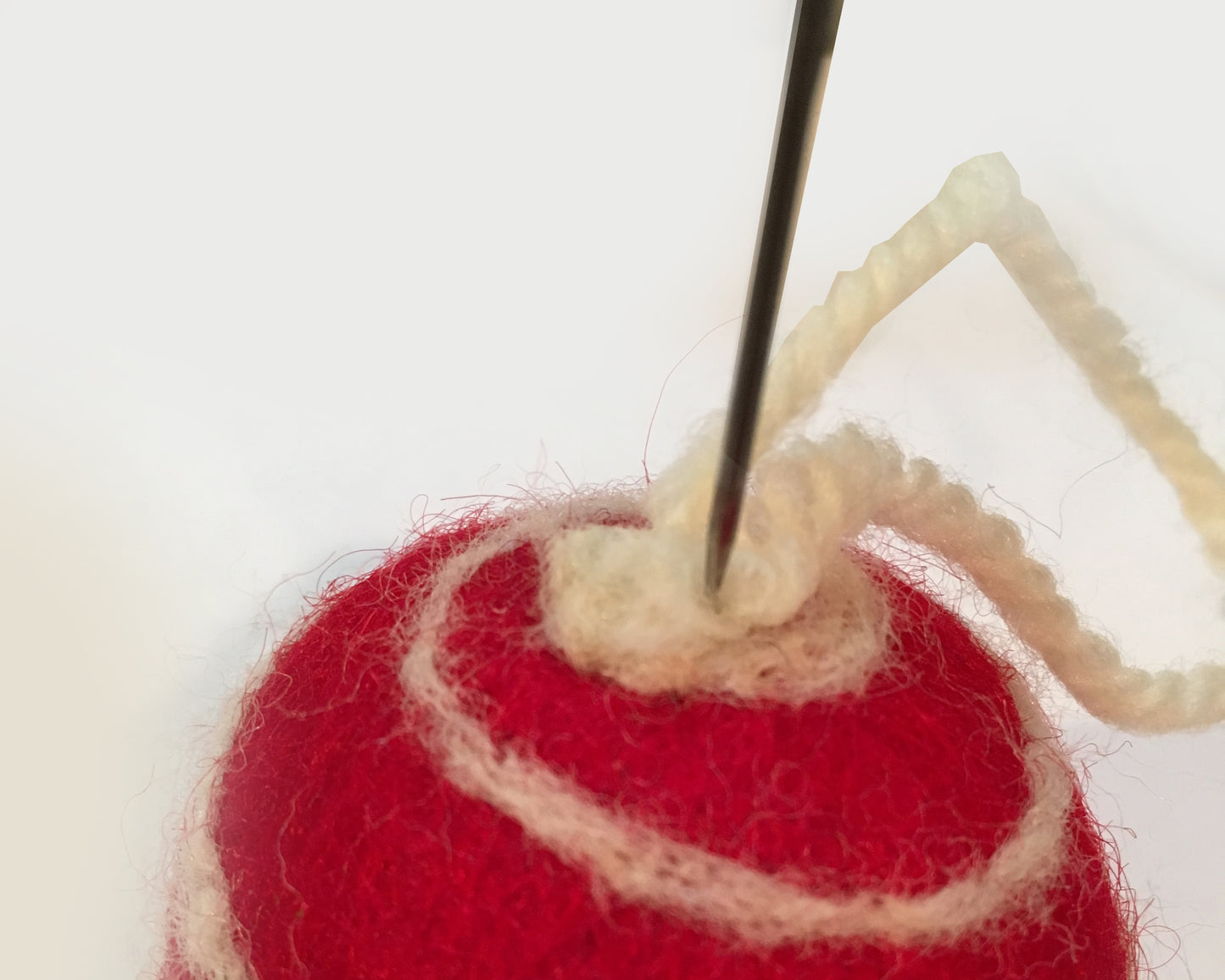 Two Needle Felted Ball Ornament Craft Kit